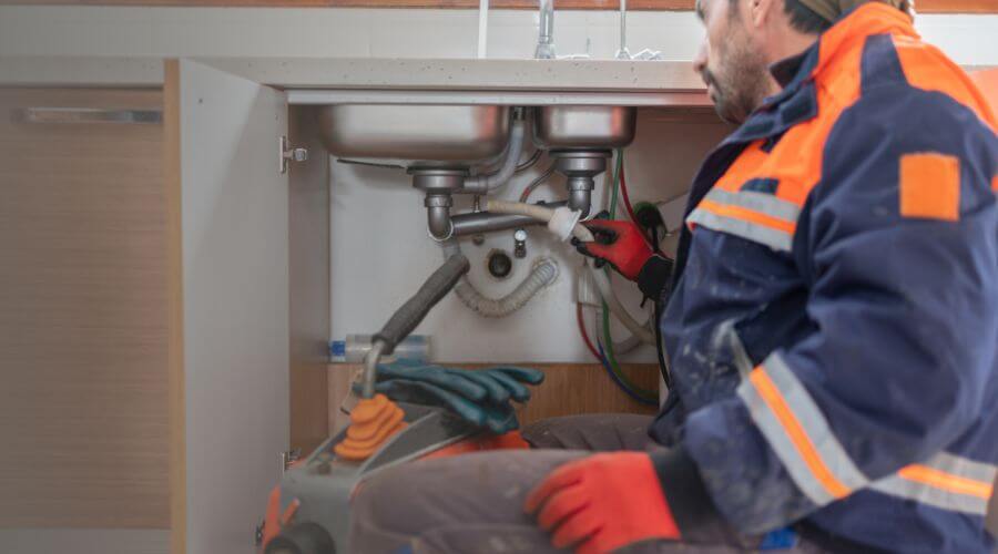 Professional slab leak plumber services in Virgil, KS